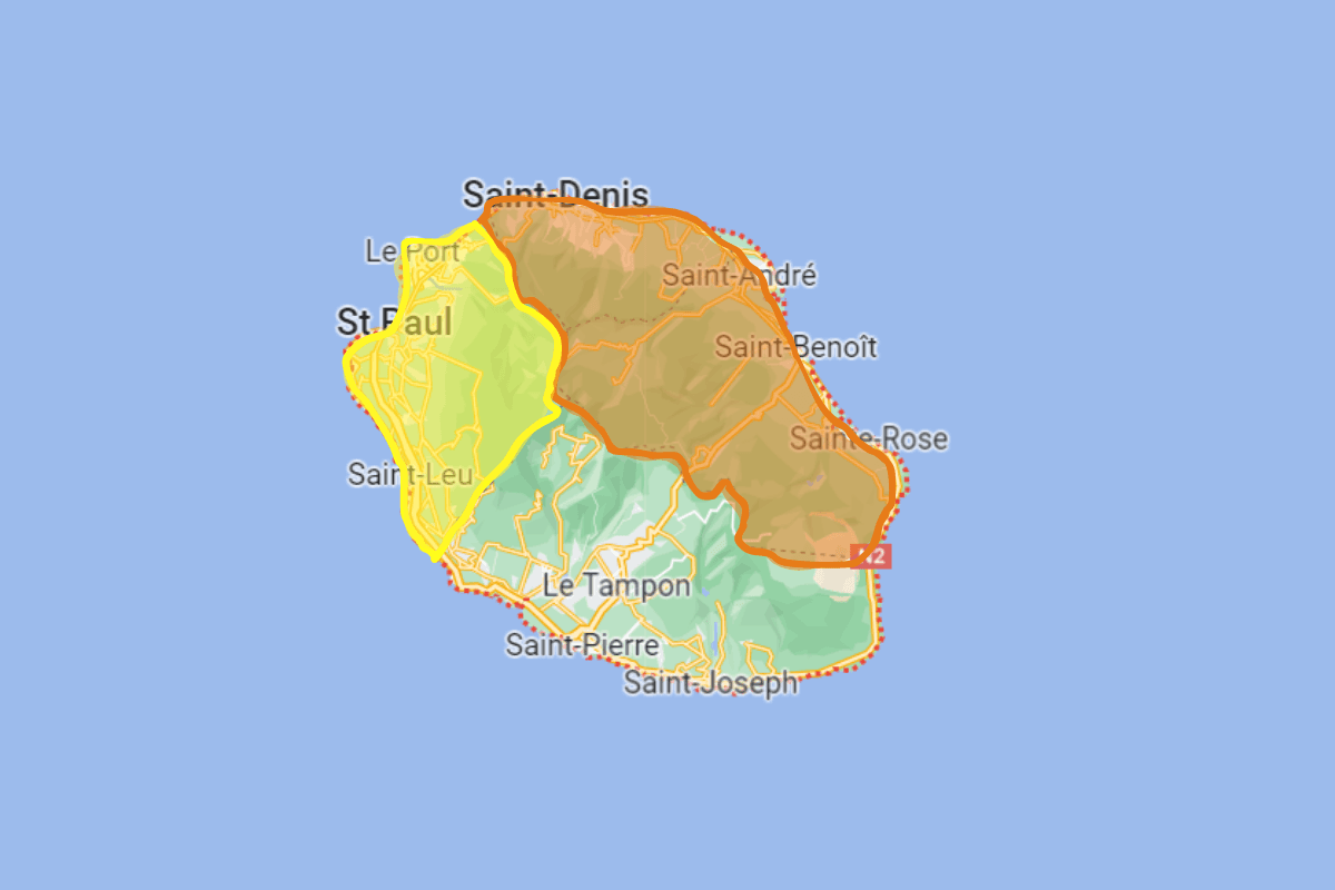 Alerte Orange à La Réunion
