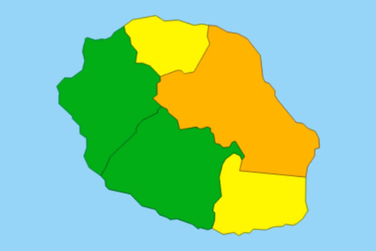 Alerte Orange et Jaune à La Réunion