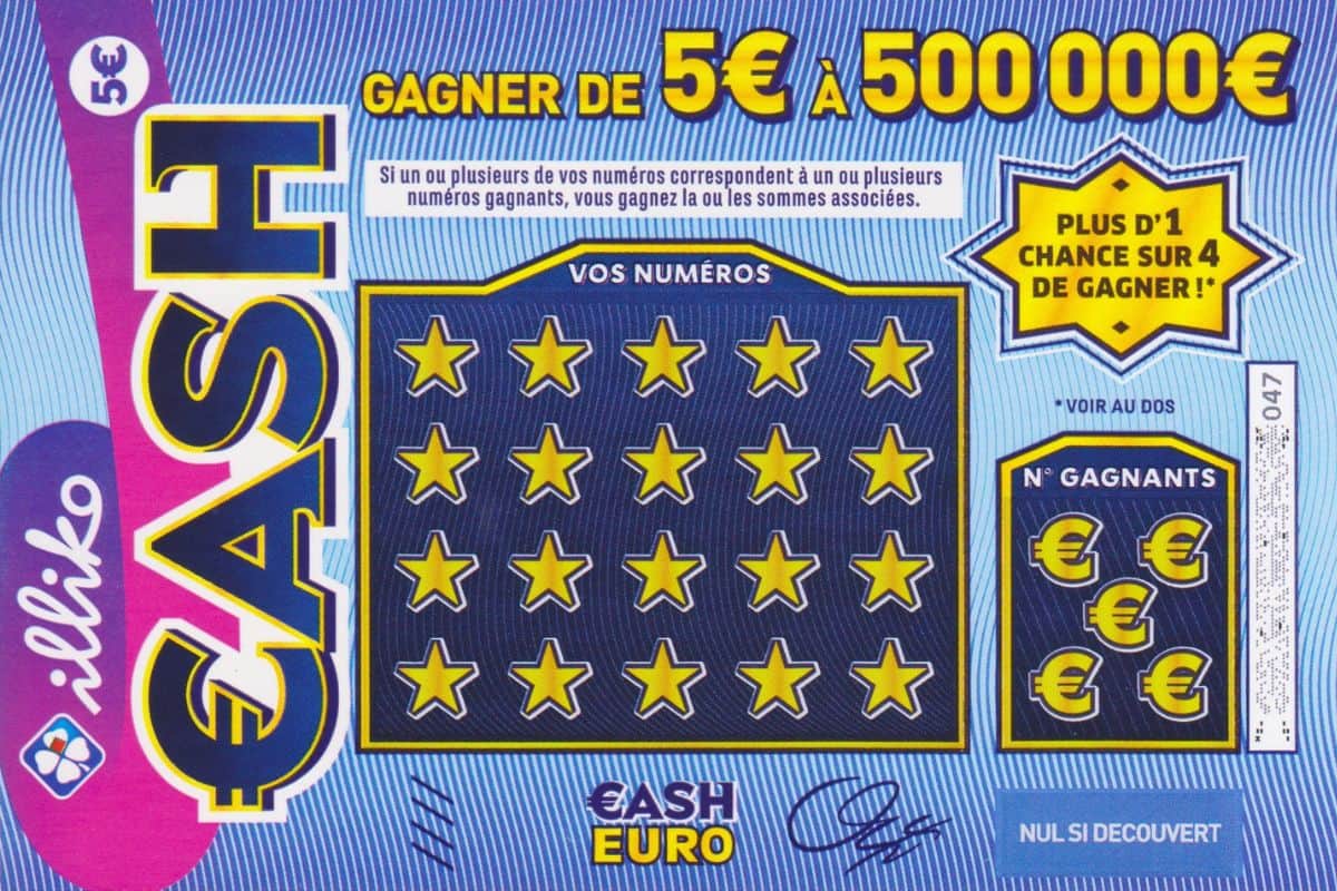 500 00 euros avec un billet CASH
