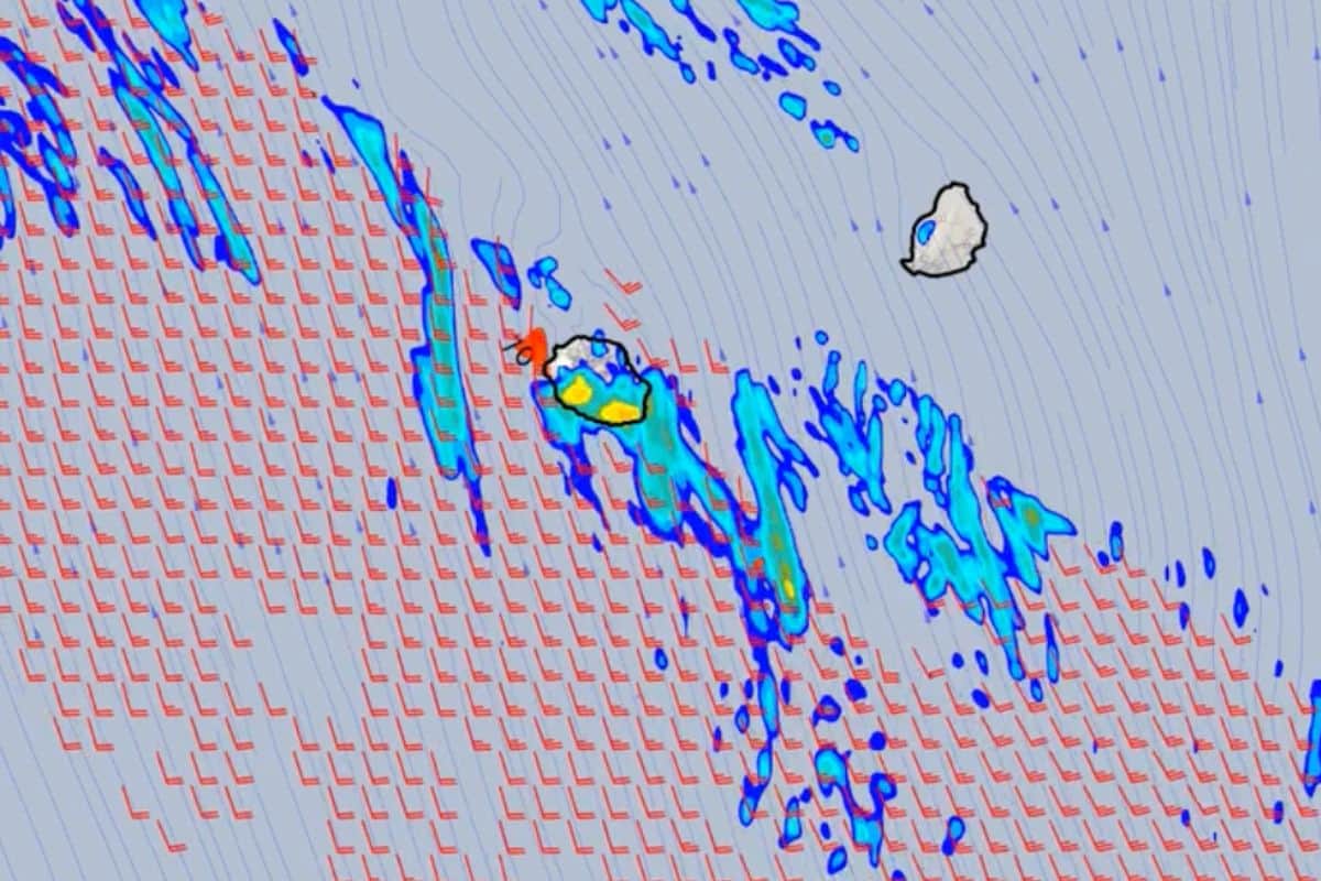 Conditions météorologiques instables à La Réunion