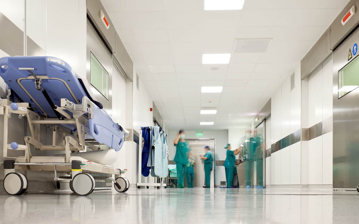 Hospital surgery corridor