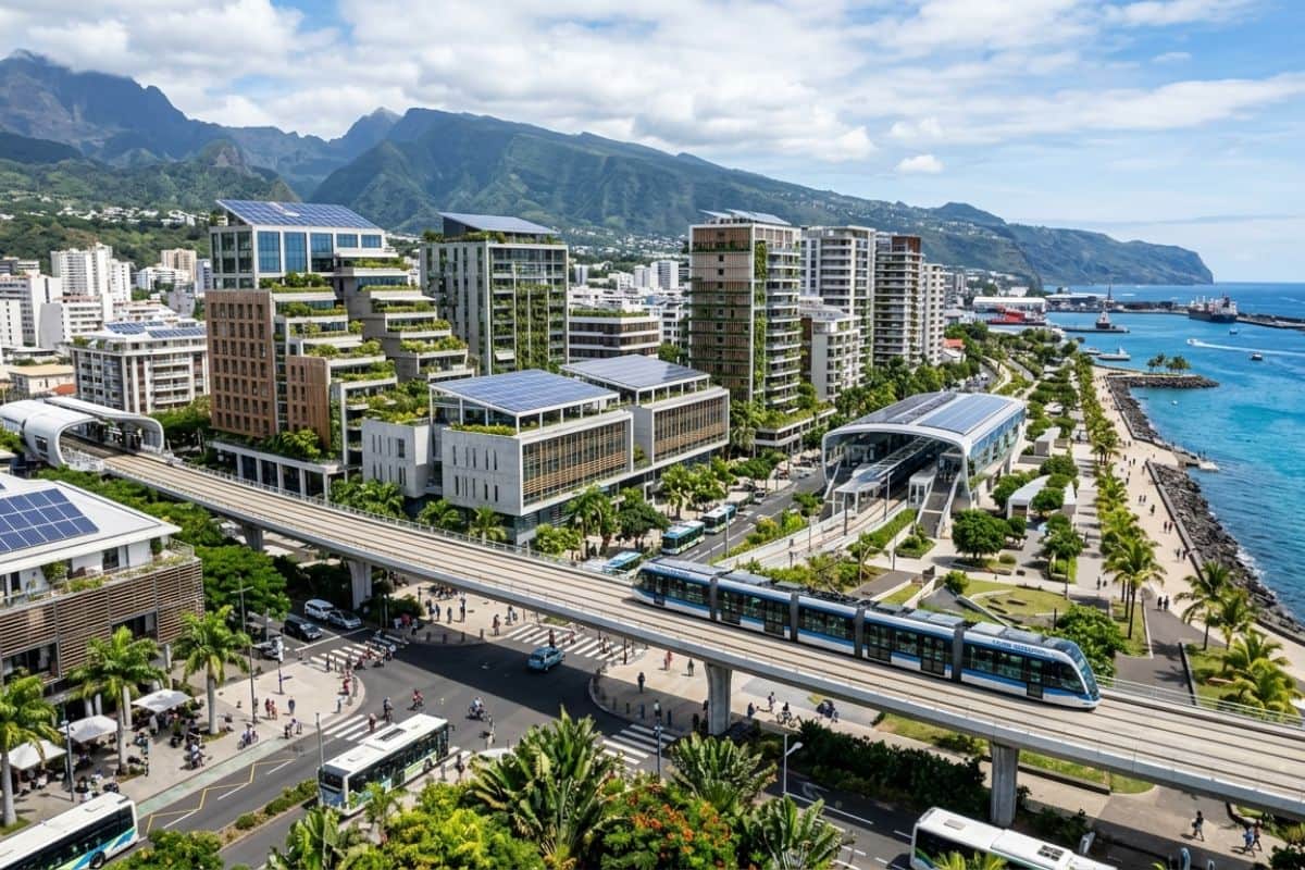 La Réunion, futur, économie, société, climat, emploi, projection