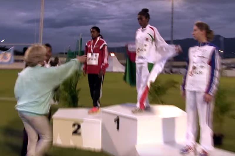 Jeux des Iles : Marthe Ralisinirina se fait confisquer son drapeau sur le podium