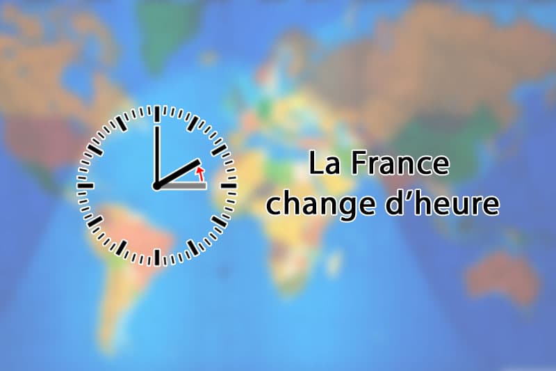 Changement d'heure en France ce week-end