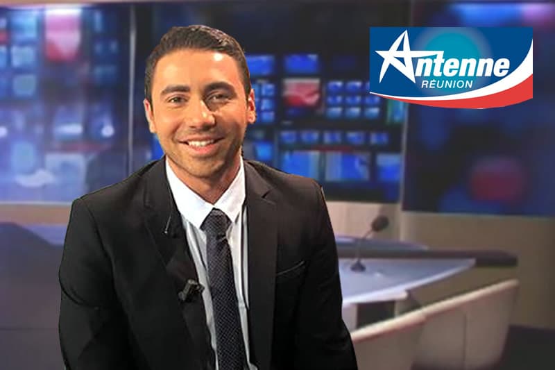 Andy Julien le nouveau du JT d'Antenne Reunion