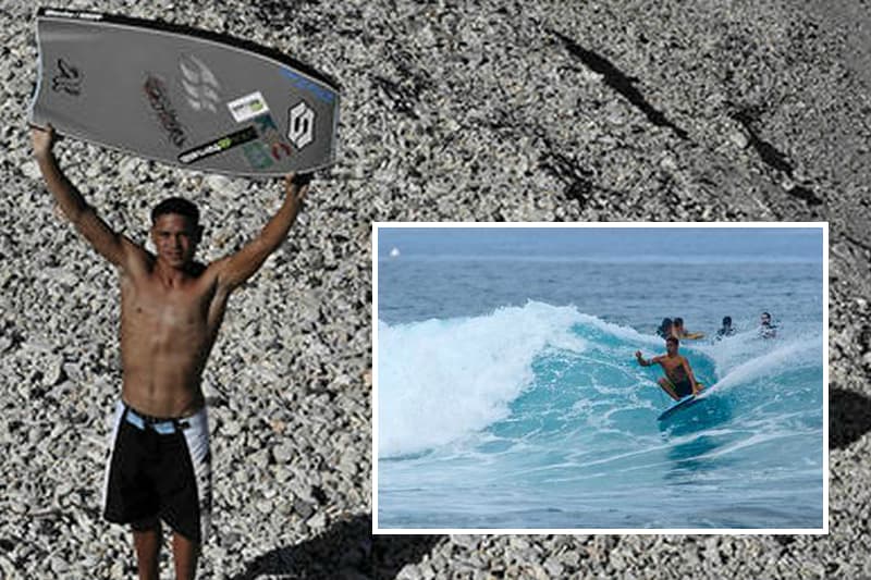 Bodyboard : Fabien Thazar grimpe sur la haute marche du podium