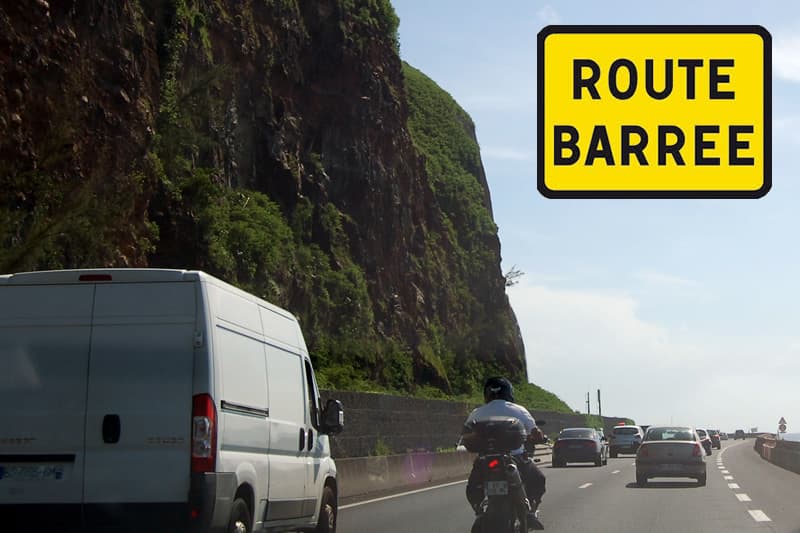 Fermeture de la route en Corniche : jeudi noir à prévoir aujourd’hui !