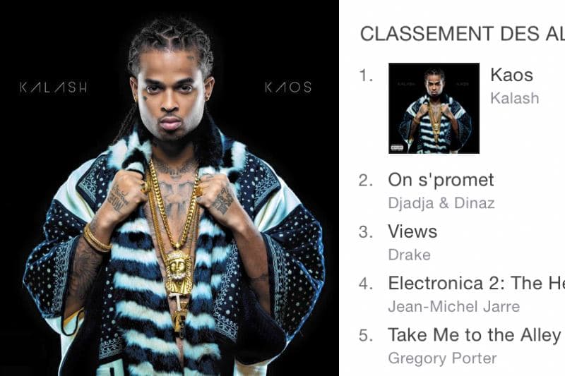 Kalash sort son nouvel album et enflamme iTune