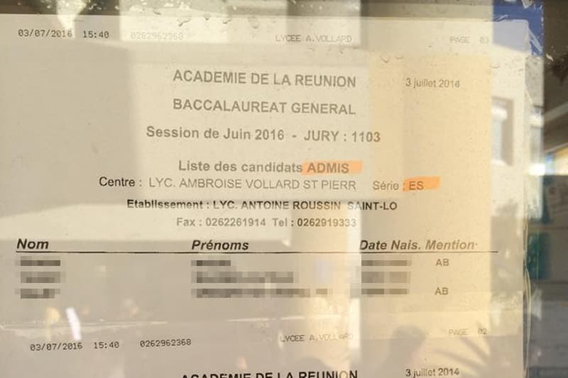 86 % de réussite au bac : La Réunion au sixième rang des Académies françaises
