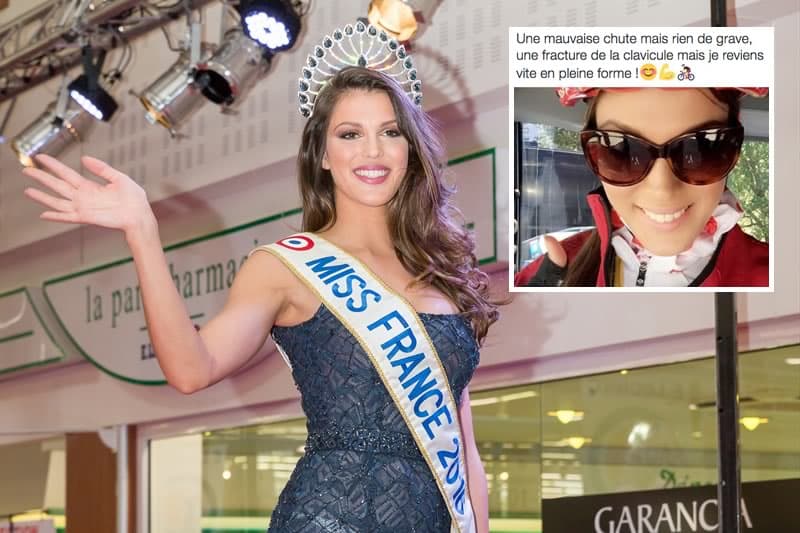 Chute d'Iris Mittenaere sur le tour de France