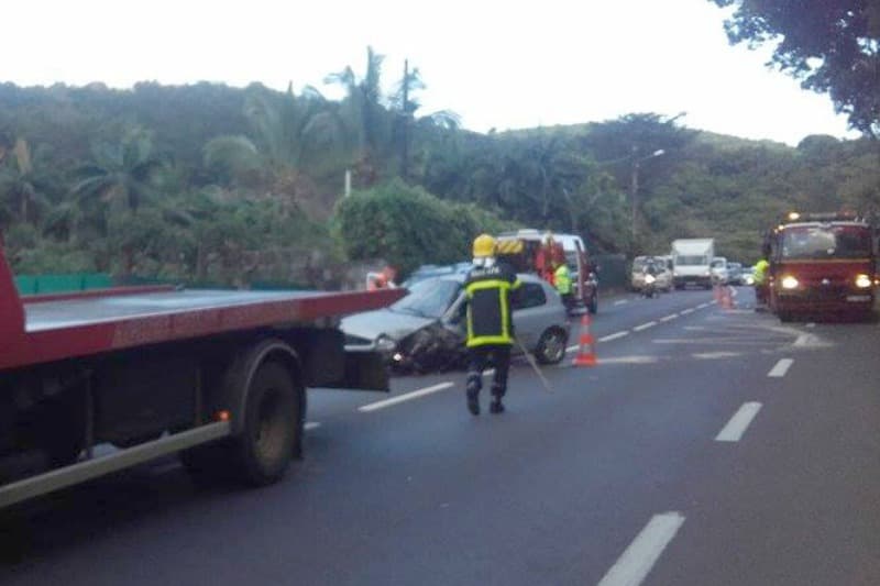 Saint-Joseph : choc frontal sur les rampes de Manapany