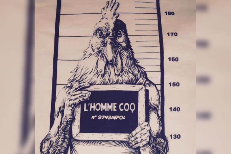 Demandez votre T-shirt l'Homme Coq