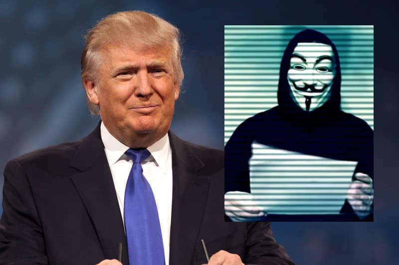 Donald Trump dans le viseur des Anonymous