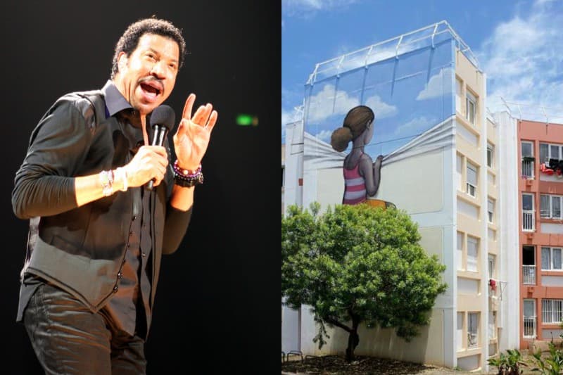 Un graff de la Réunion séduit le célèbre Lionel Richie !