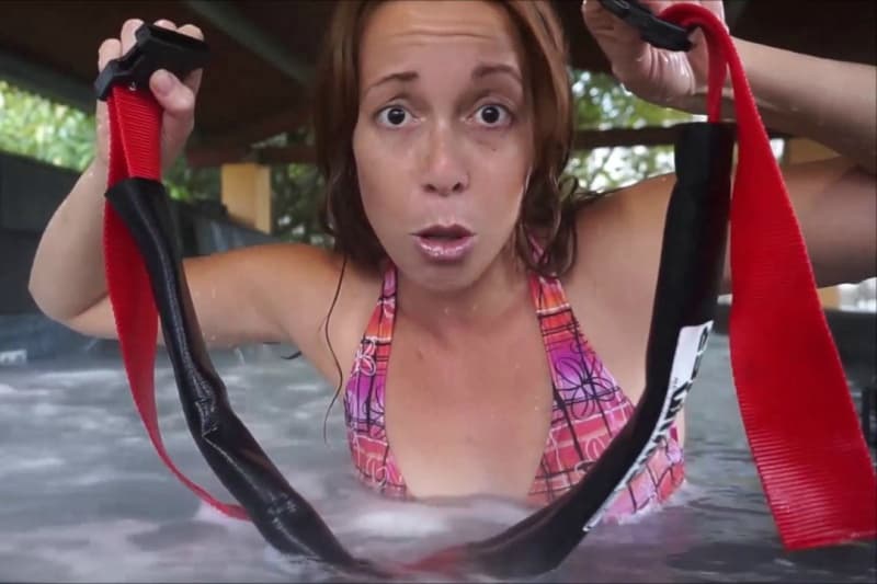 A découvrir : le fitness dans le jacuzzi. Agnès l’a testé pour vous !