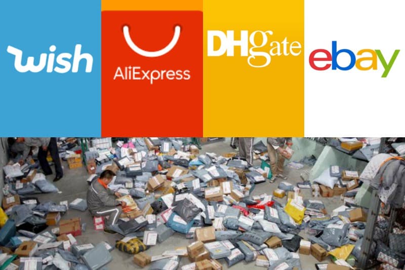 Wish, AliExpress, Dhgate, eBay… C'est l'embouteillage de colis à La Poste