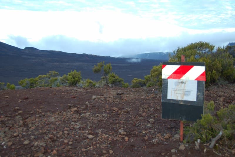 Vigilance volcanique en cours au Piton de la Fournaise