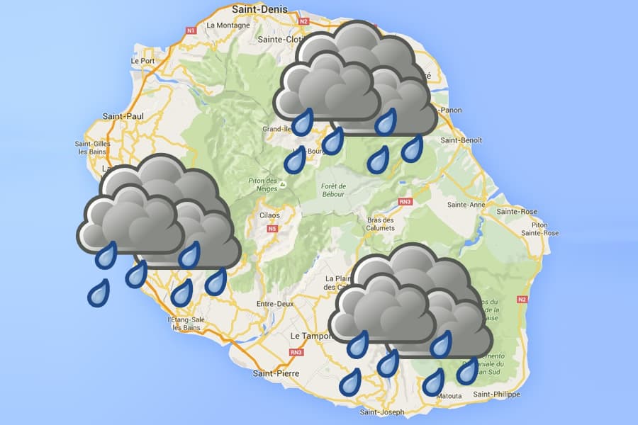 Météo : sale temps en perspective ce week-end à La Réunion
