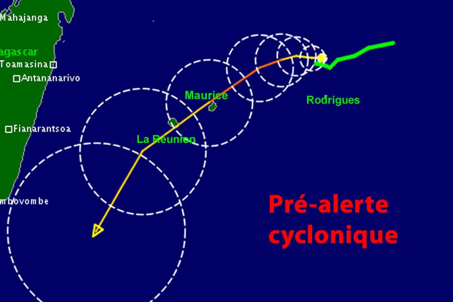 Berguitta : pré-alerte cyclonique déclanchée à La Réunion