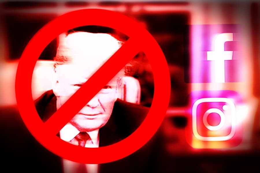 Trump privé de Facebook et Instagram suite à l'attaque du Capitole
