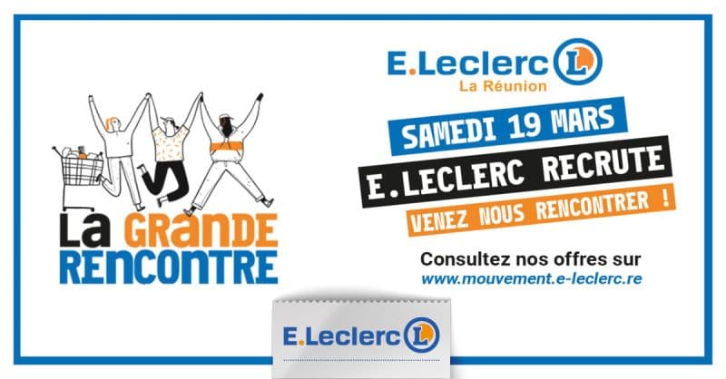 Recrutement sous format jobdating le 19 mars dans les magasins Leclerc