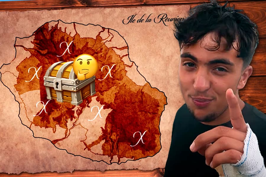 Qui va trouver le trésor caché d'inoxtag à La Réunion ?
