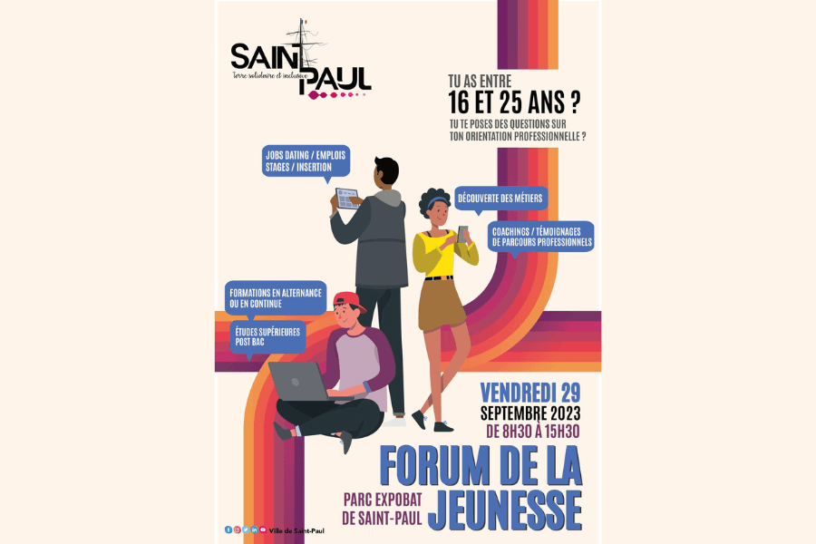 Forum de la Jeunesse à La Réunion : Votre Avenir Prend Forme à Saint-Paul !