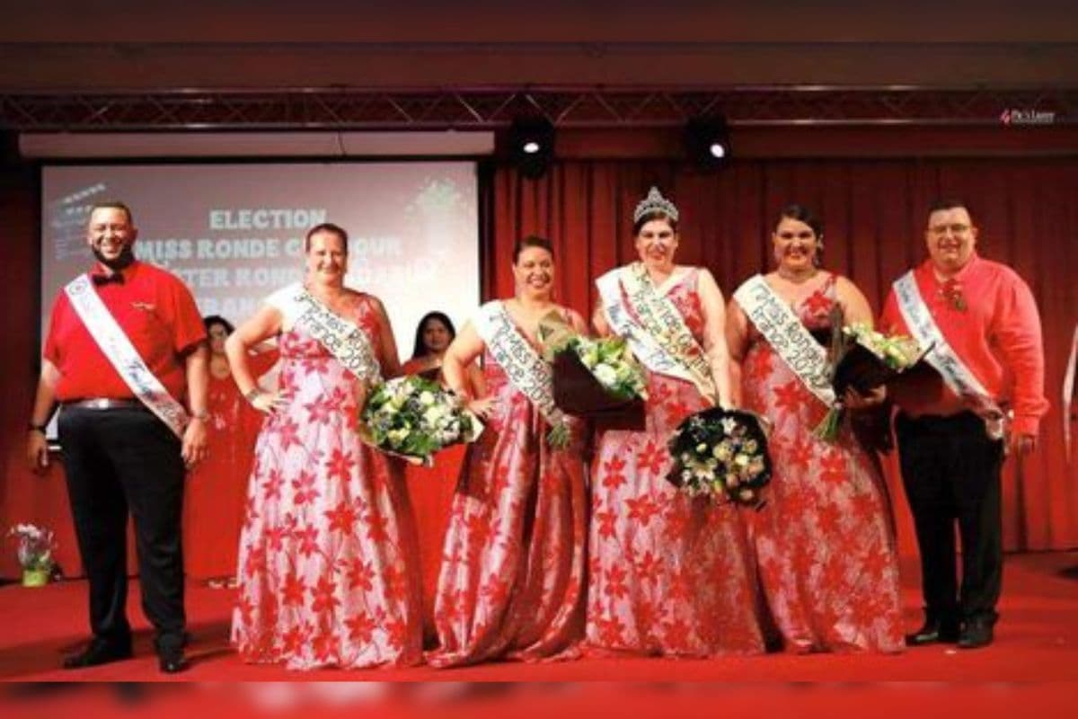 Julie Ferrer, couronnée Miss Ronde Glamour France 2024, et Nicolas Patissier, le nouveau Mister Rond France Fondarun 2024
