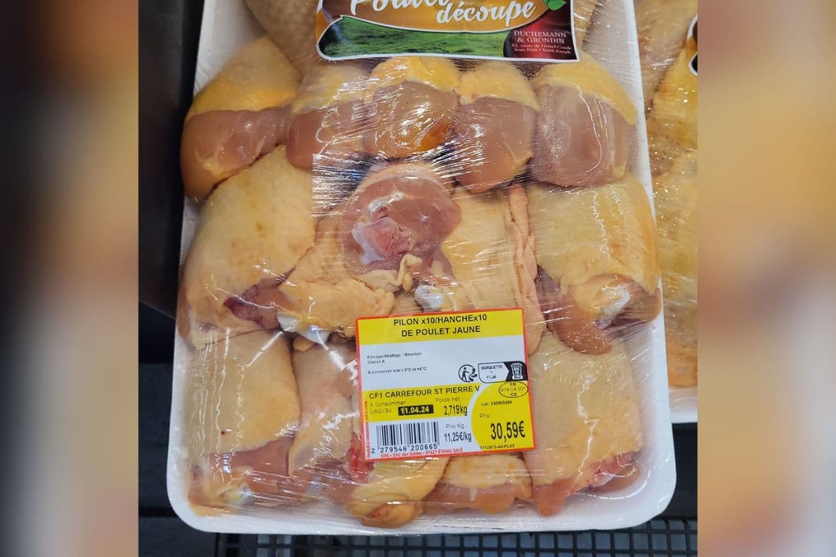 Le prix du poulet plus élévé que d'habitude