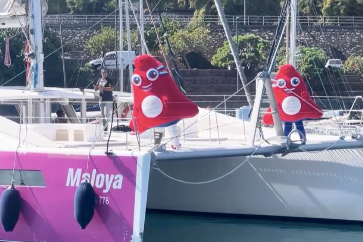 Les mascottes des Jeux Olympiques à La Réunion !