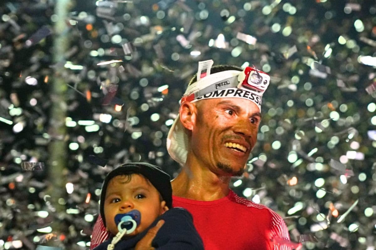 Fabrice Payet, champion de l'Ultra Trail des Géants de 164 km