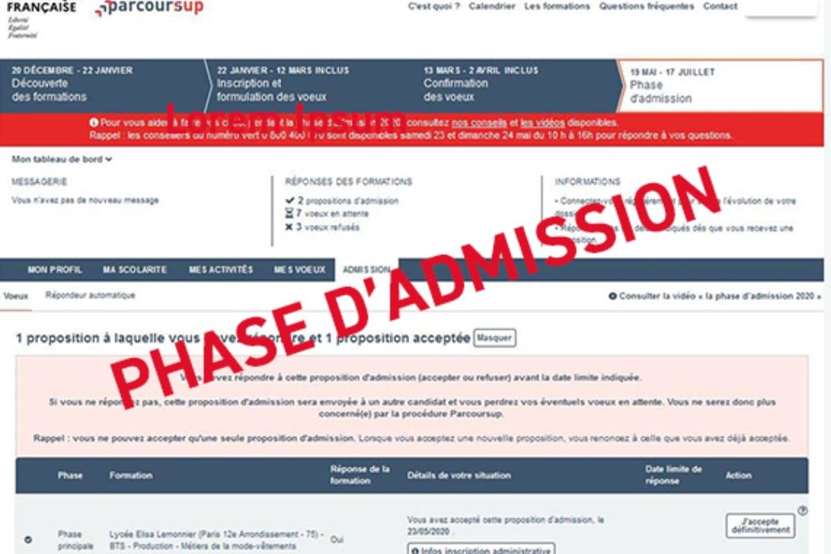 Parcoursup : phase d'admission complémentaire en cours !