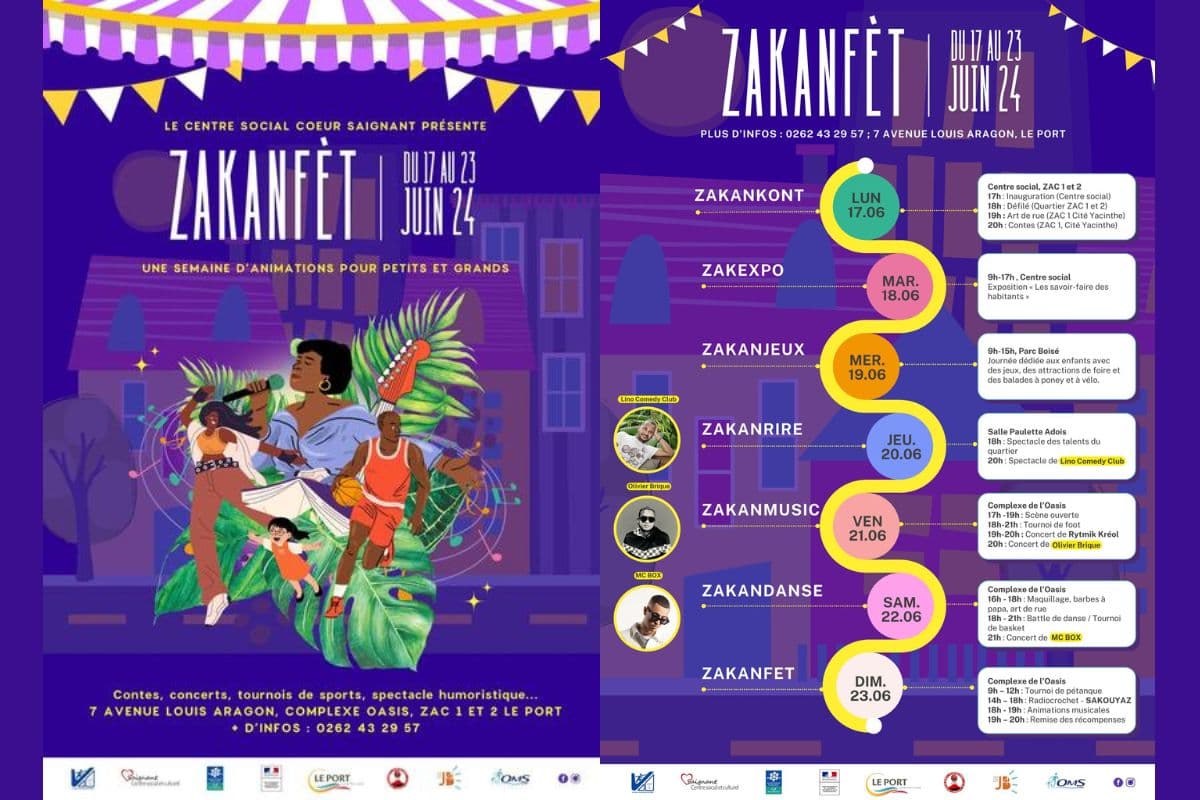 Zakanfèt au Port une semaine de festivités pour tous !