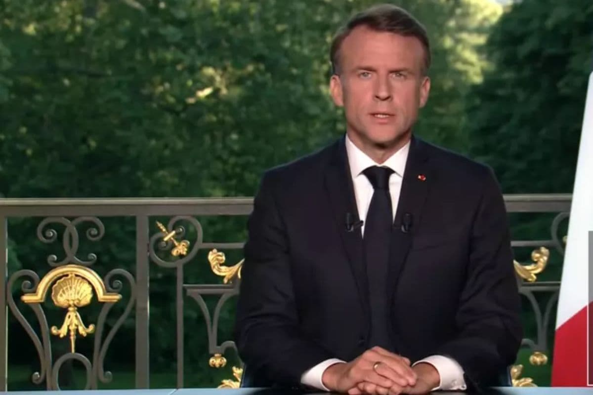Emmanuel Macron annonce la dissolution de l'Assemblée nationale