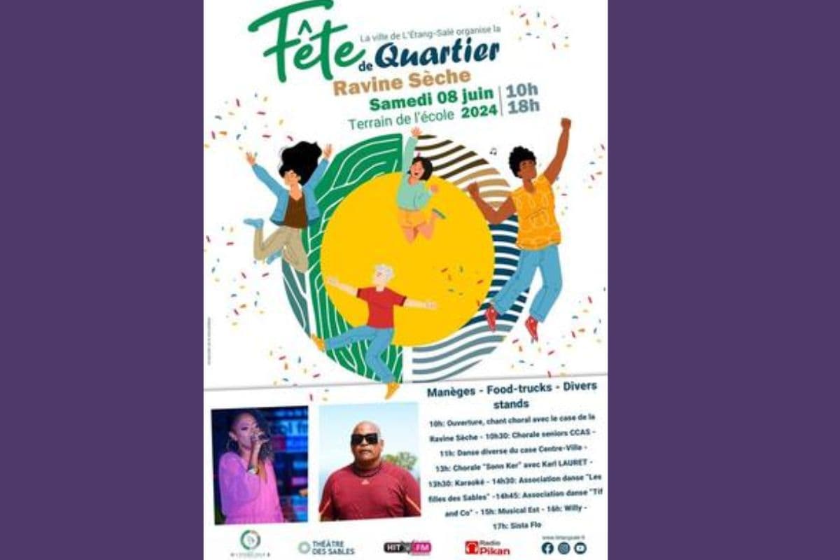 Fête de quartier à l'Etang Salé