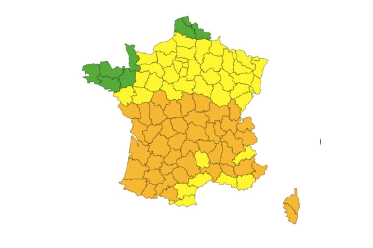 Canicule : 45 départements français en vigilance orange