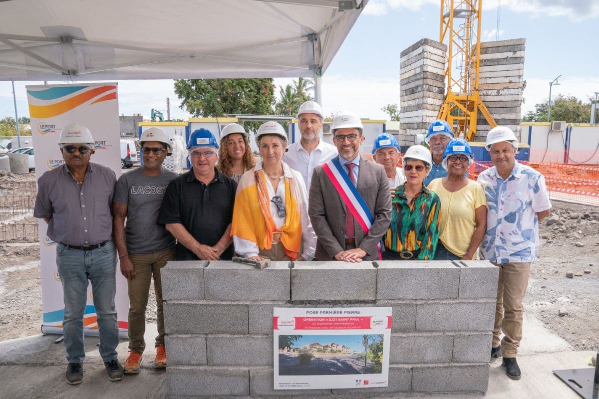 Construction de 34 logements à Ilot Saint-Paul au Port