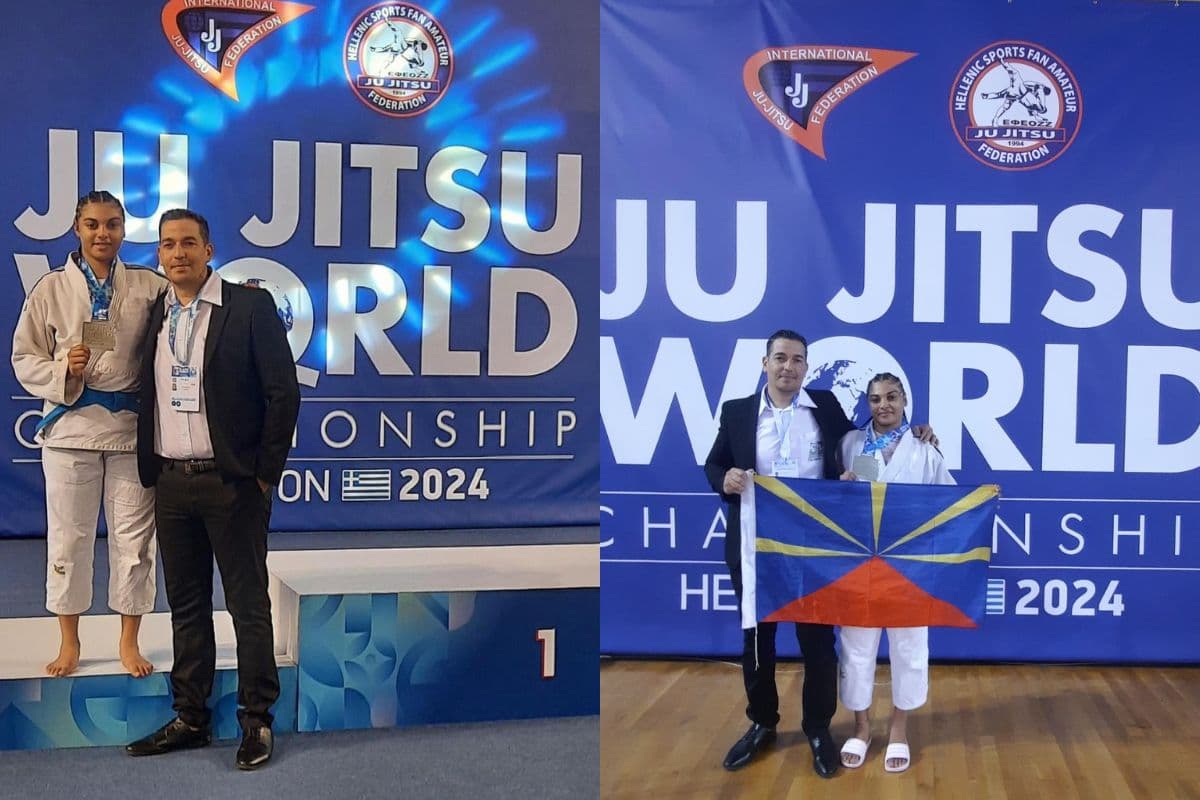 Anaïs Vandecasteele une jeune réunionnaise vice-championne du monde de jujitsu