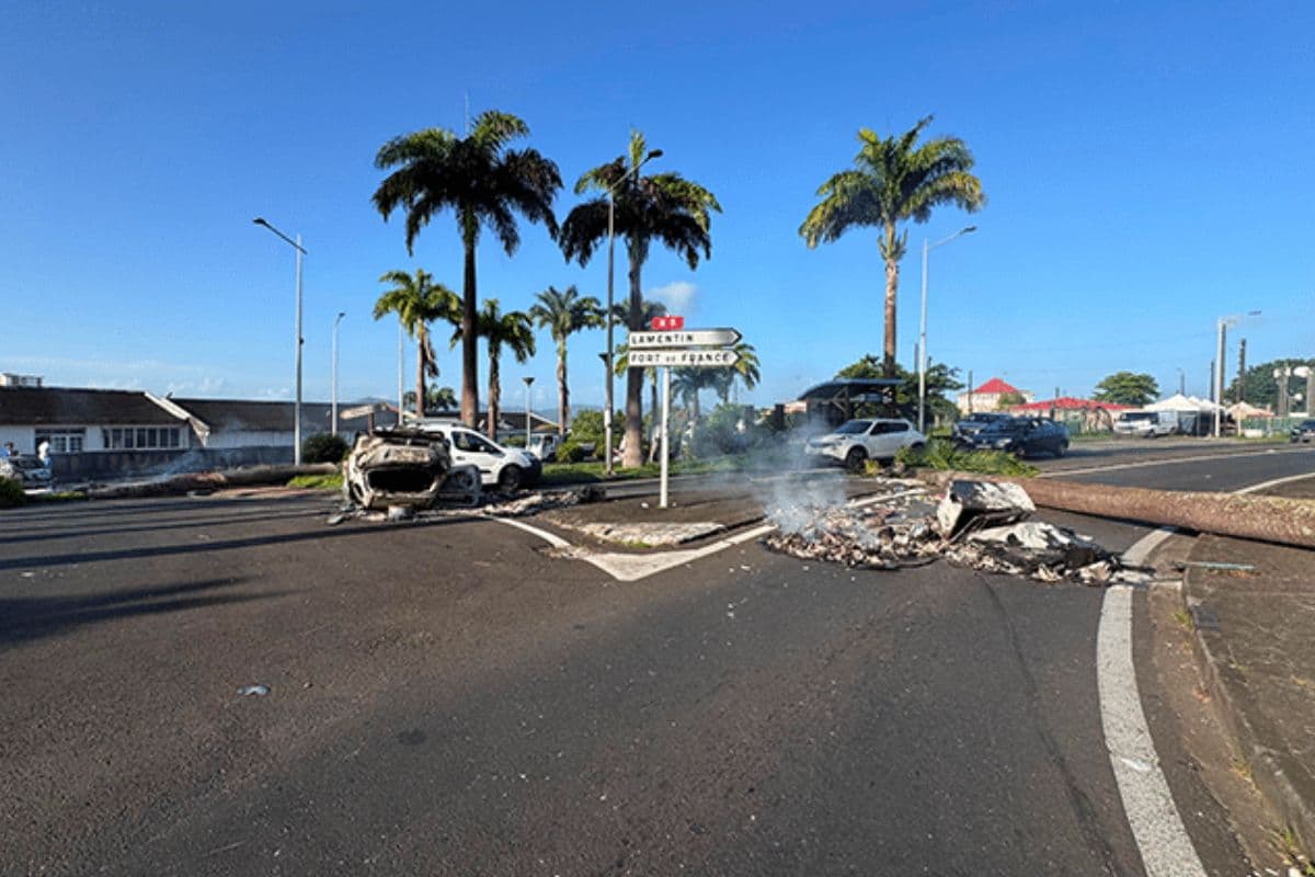 Violences urbaines en Martinique après une nuit de chaos