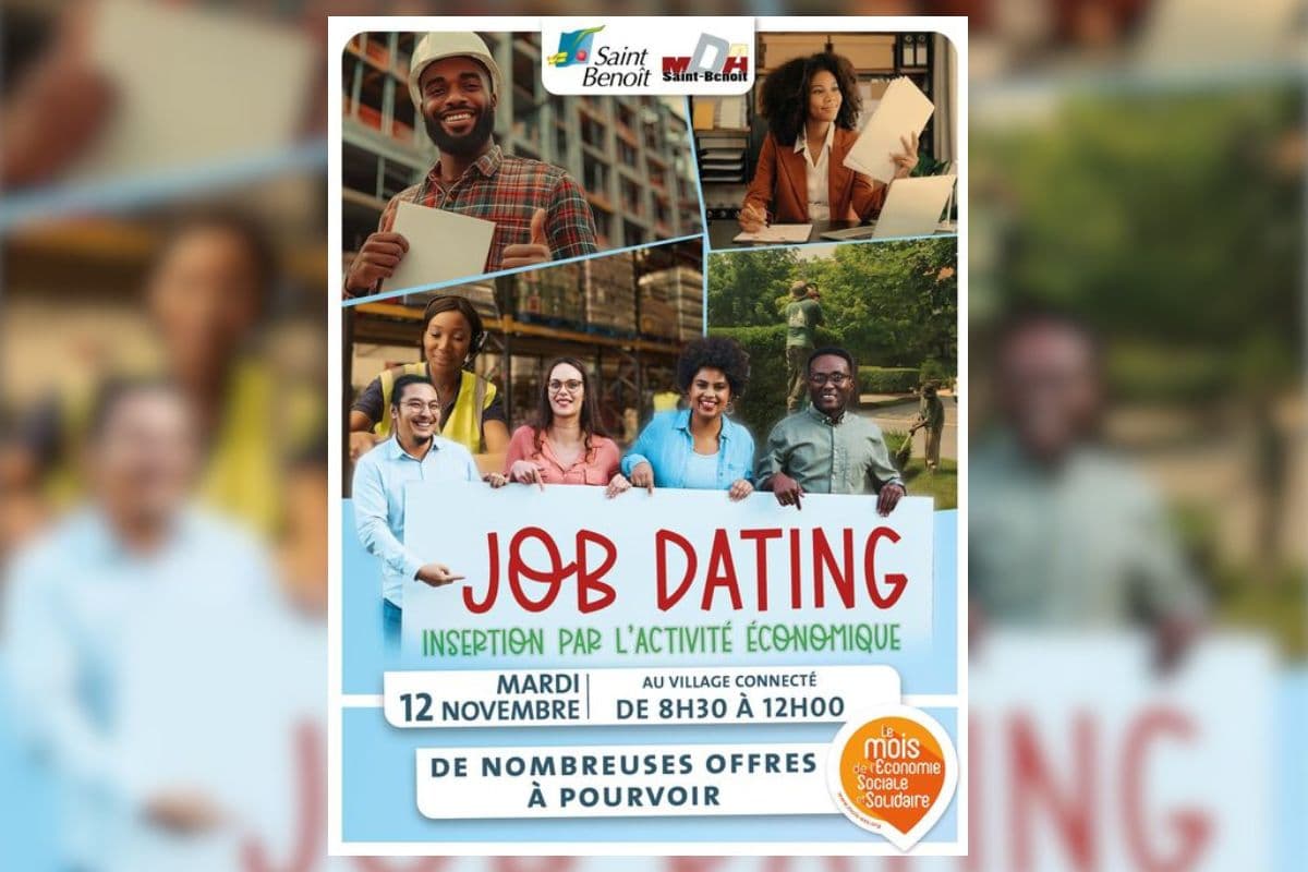 Job Dating IAE à Saint-Benoît pour l'emploi