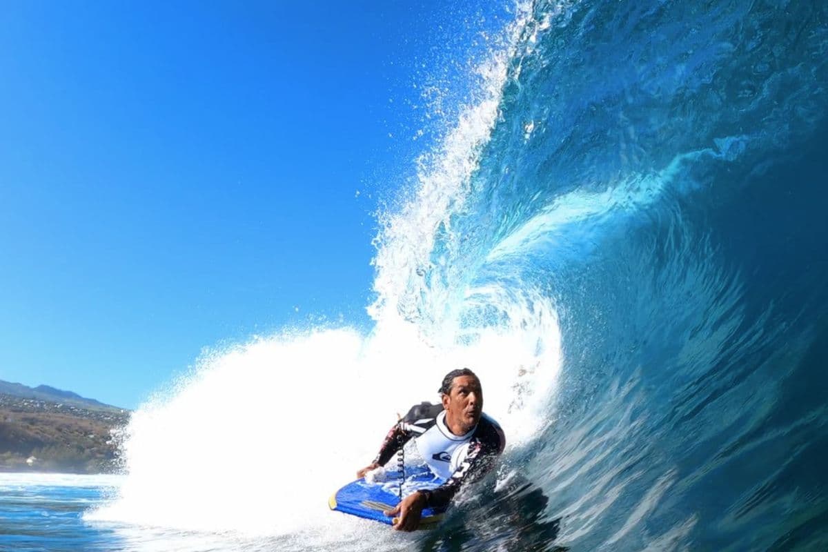 Olivier Marimoutou est champion de France de kneeboard