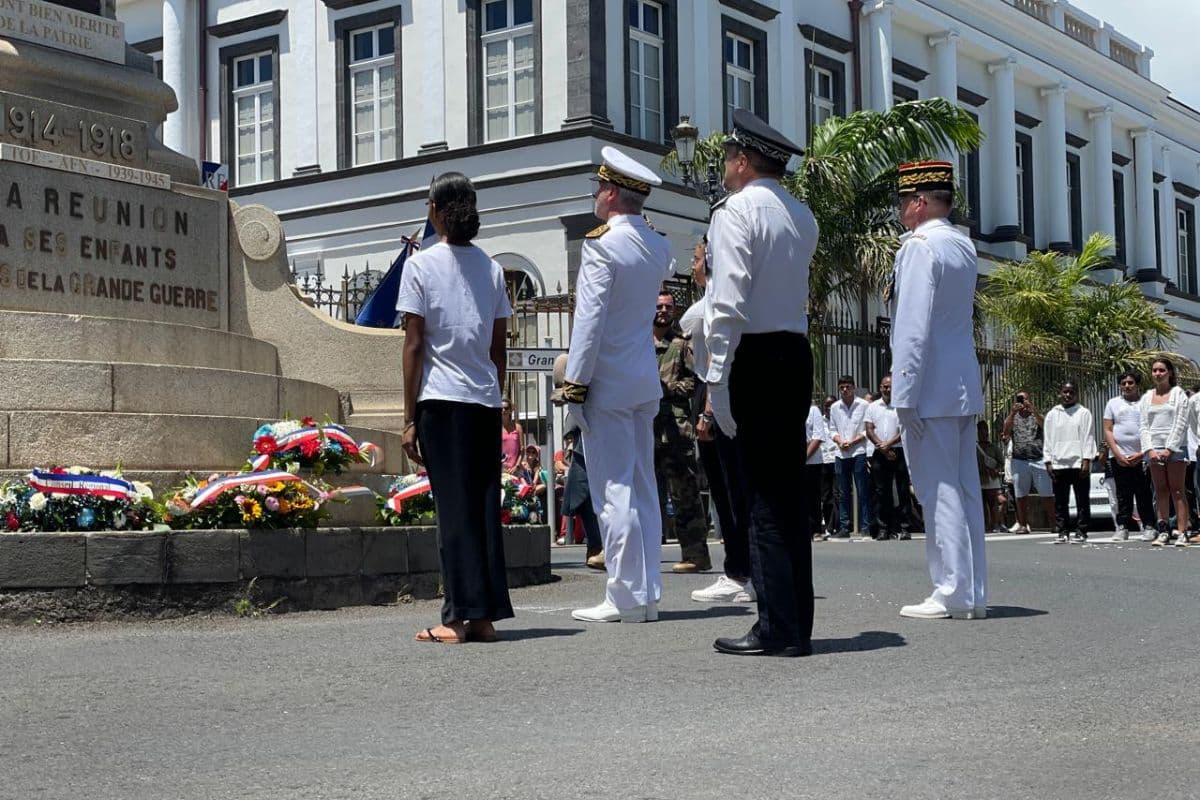 106e anniversaire de l’armistice commémoré hier à La Réunion
