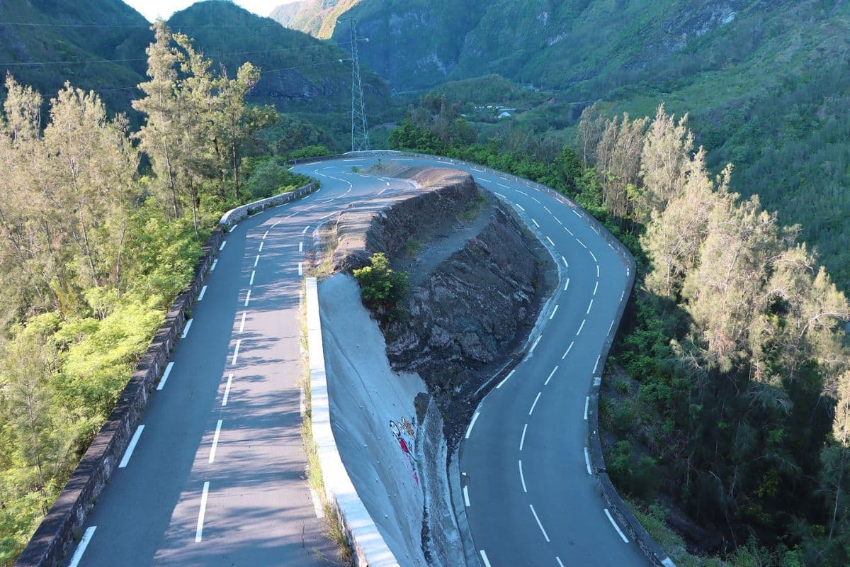 Fermeture de la route de Cilaos cette nuit en raison de travaux