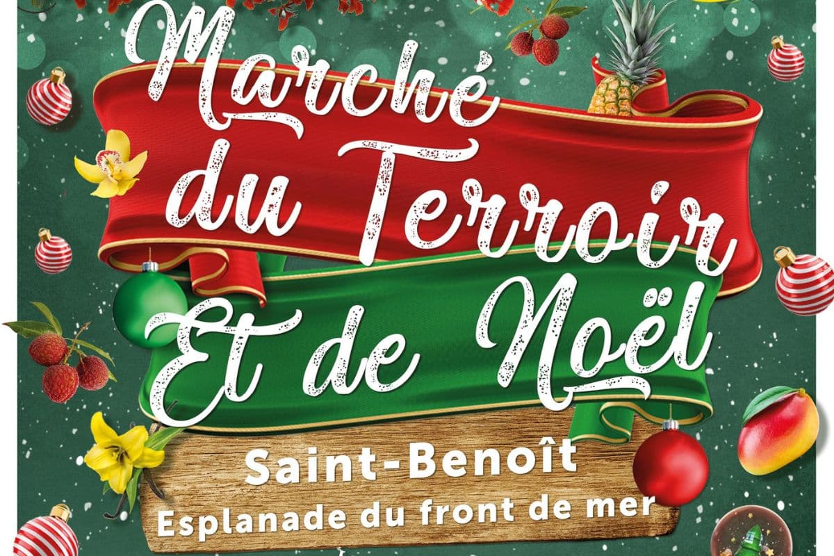 Saint-Benoît organise un marché de Noël et du terroir du 13 au 15 décembre