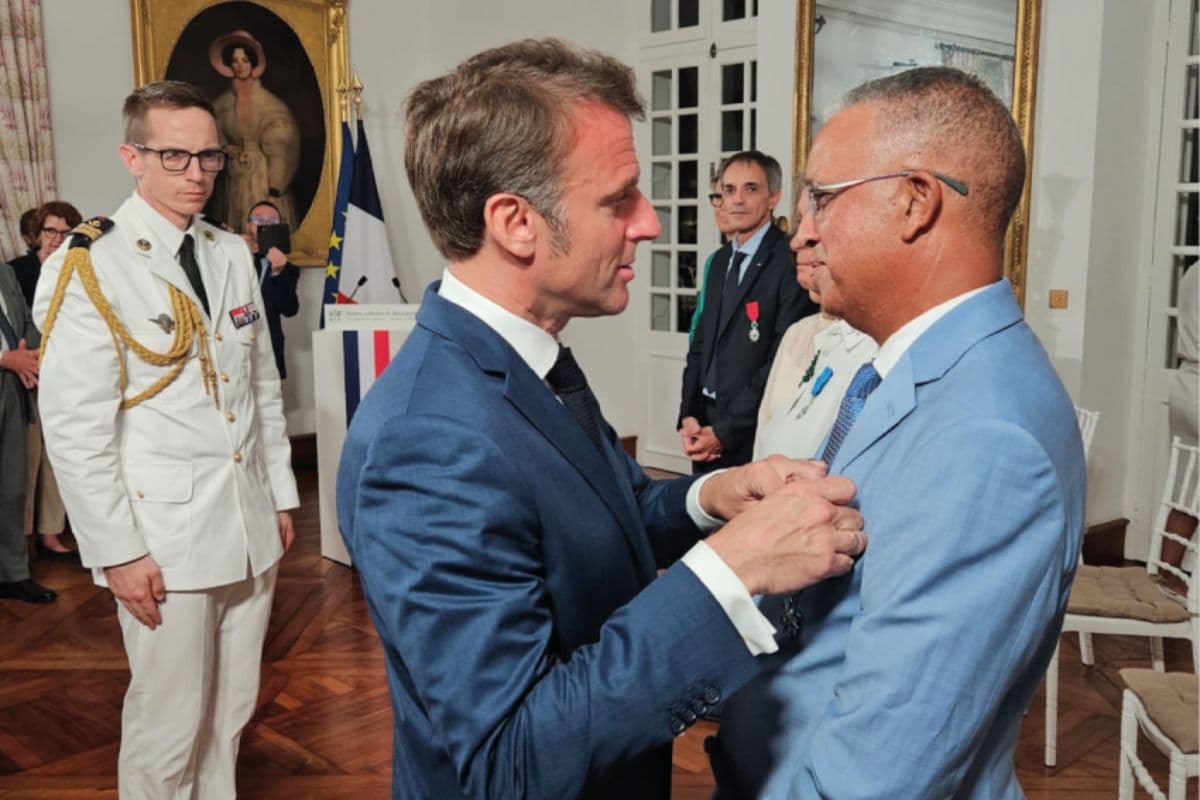 Cyrille Melchior élevé au grade de Chevalier de l’Ordre national du Mérite par le Président de la République