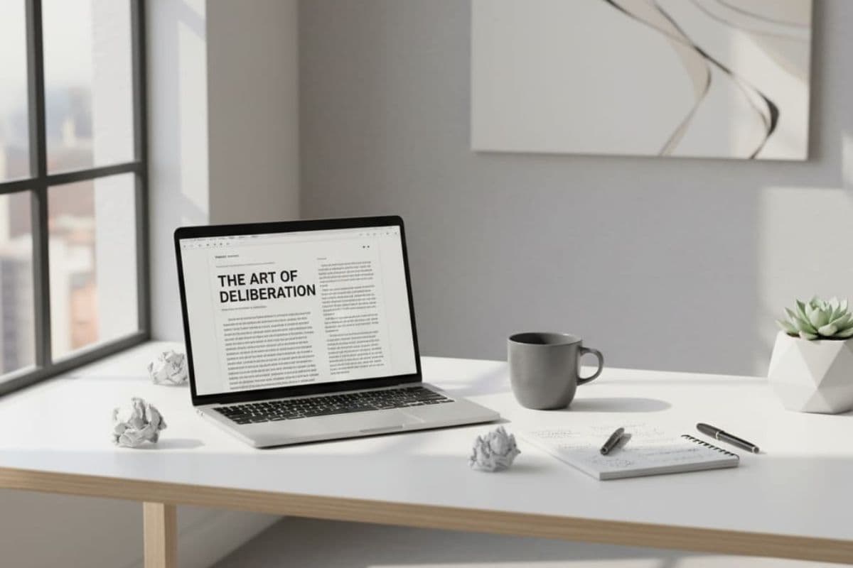 La montée du “slow content” : moins publier, mieux publier
