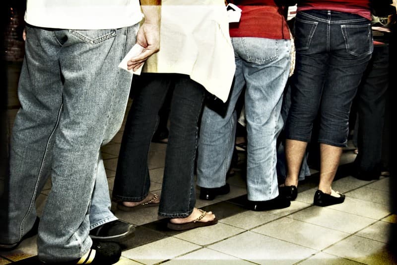 faire-la-queue