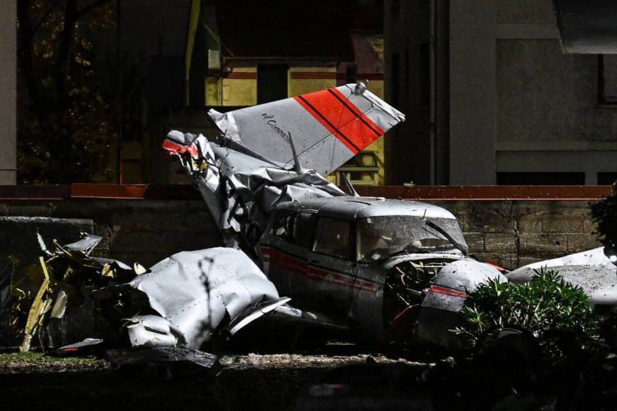 Crash d'un avion en pleine ville
