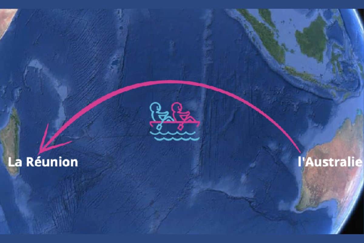 Soutenez L’Indien à la rame, la 1ère traversée Australie - La Réunion en couple, à la force des bras