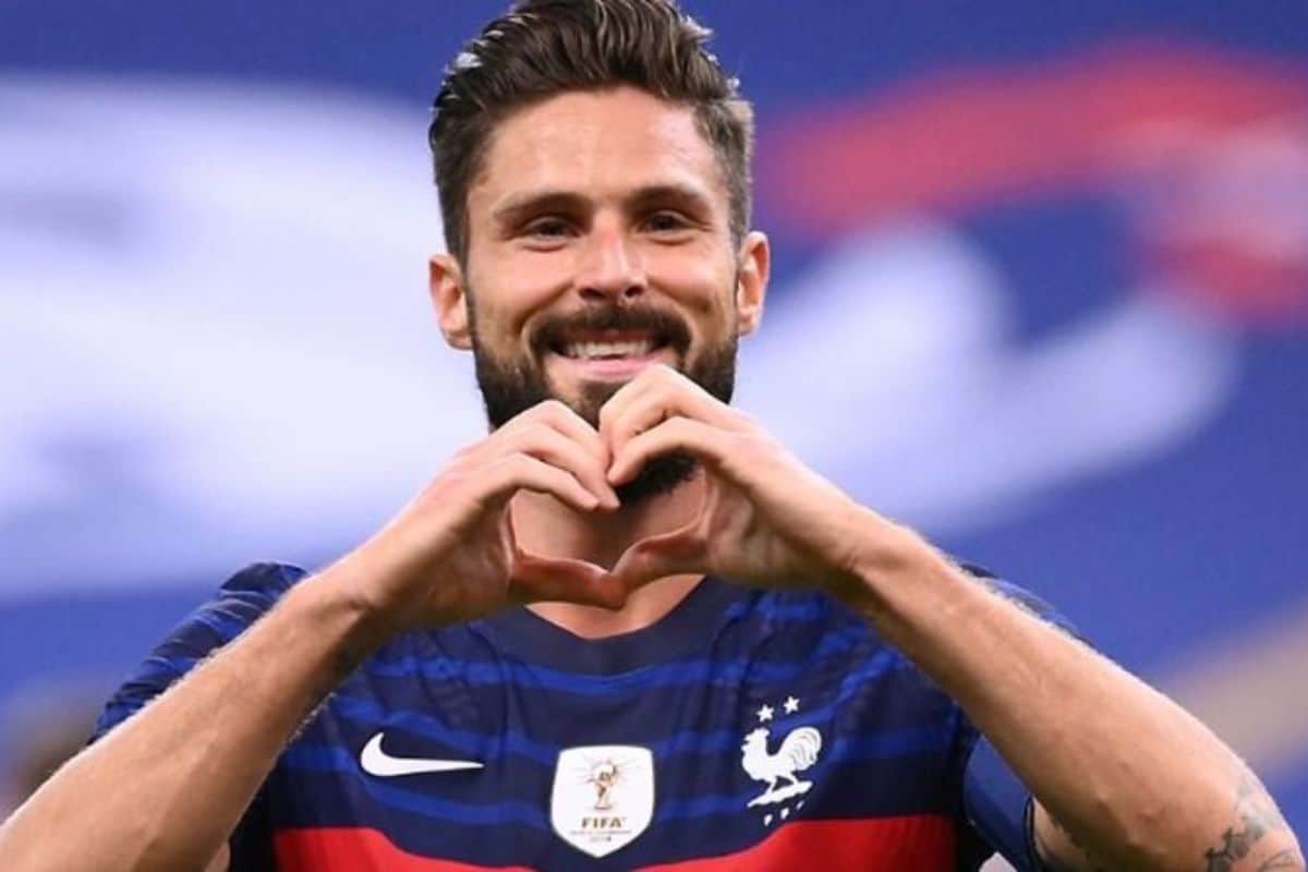 Olivier Giroud joueur le plus agé D'EDF